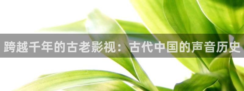 南瓜浙江：跨越千年的古老影视：古代中国的声音历史