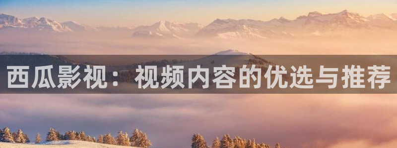 南瓜影视怎么下载：西瓜影视：视频内容的优选与推荐